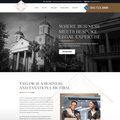 Taylow.Law Website and Software Platform Design by Moonlight Digital