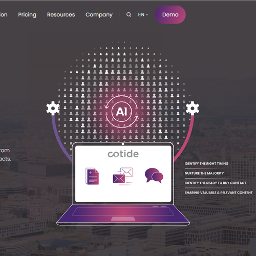 Technology Website Illustration Brilliance Design von HM Anwar