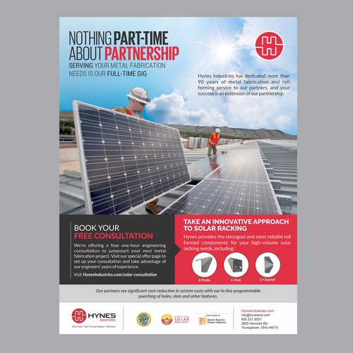 Design a Unique Solar Print Ad That Will Stand Out Réalisé par Dzine Solution