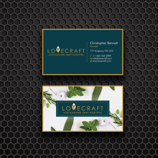 Design by jmcaguioa01 titled "LOVECRAFT BUSINESS CARD"