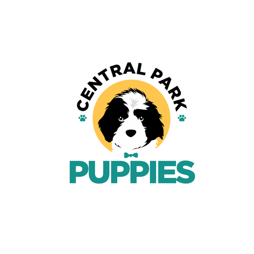 Design a heartfelt, modern logo for a brand that brings families and puppies together. Design by .m.i.a.