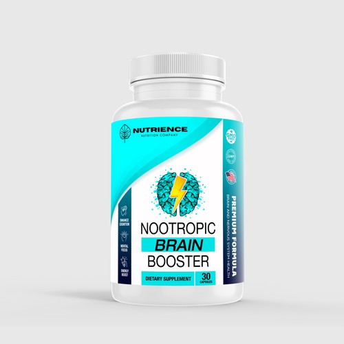 Premium "Store Brand" Looking Dietary Supplement Label Design For Our Rockstar Brand Design by fafa80