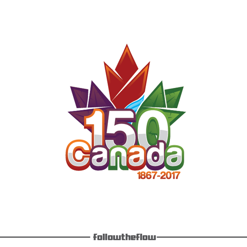 Community contest: Design Canada’s 150th birthday logo! Design by followtheflow