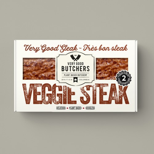 Design Packaging for a Plant-Based Butcher Design by Dimanist