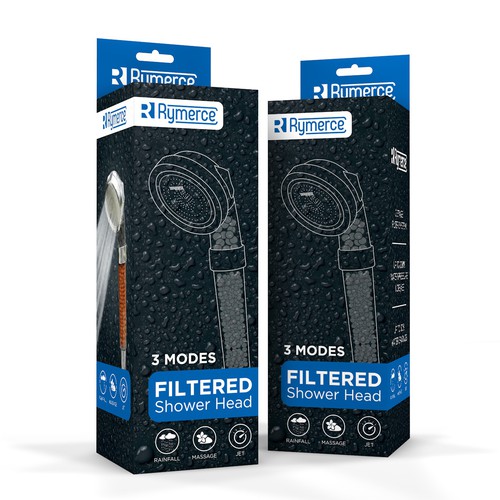 Shower Head Box Design Product packaging contest