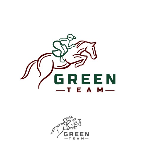 Design di Looking for a powerful logo for an Horse jumping team for international competitions logo di ShiipArt