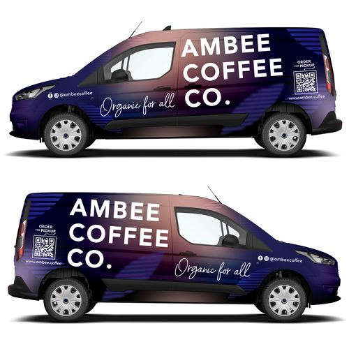 Design an Amazing truck wrap for an Emerging Organic Coffee Company Design by SBdesigner