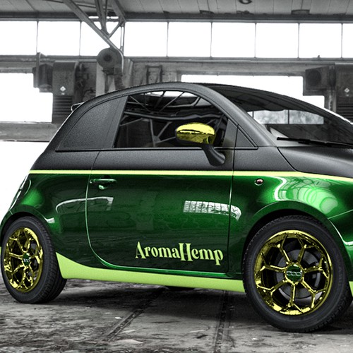 Kinderachtig ginder Broederschap Hemp us create lil hempy, the wrapped fiat 500 | Car, truck or van wrap  contest | 99designs