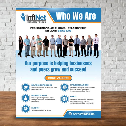 Tech Company "About Us" Flyer Design by Dzhafir