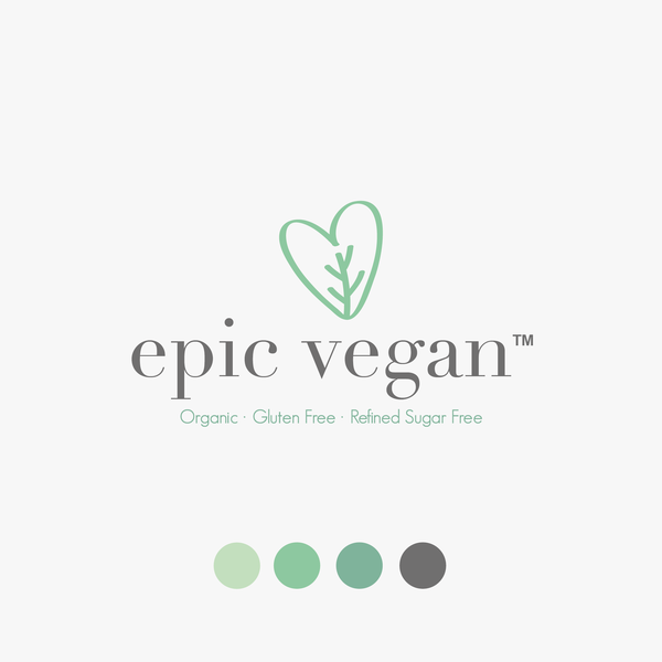 Design by Ade G titled " Catchy logo for vegan desserts"