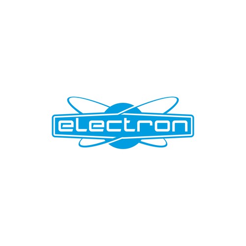 Newlogo designwith the electron drawn as a solid logo Diseño de Xisco™