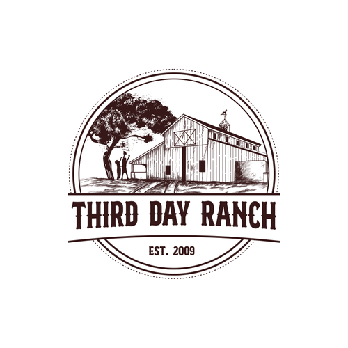 Capture essence of Texas ranch experience in new Third Day Ranch logo Design von samsoel