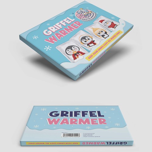 Package design for a set of 4 hand warmers Design by niki99