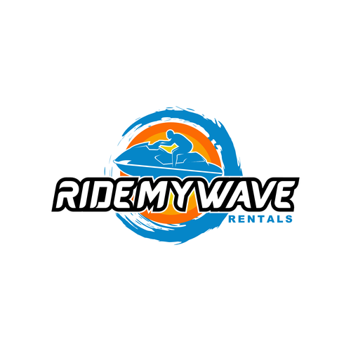 "cool", "edgy", "fun" jet ski company logo. Design by dmtrgor123