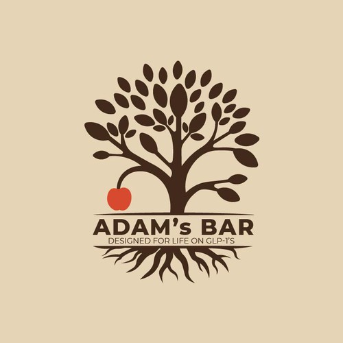 Adams Bar - Nutrition Bar for GLP1 patients Design by line2code