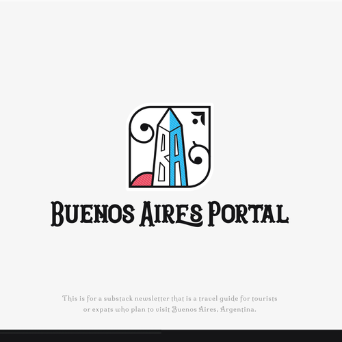 Logo for Substack Publication about Buenos Aires Design by FoxPixel