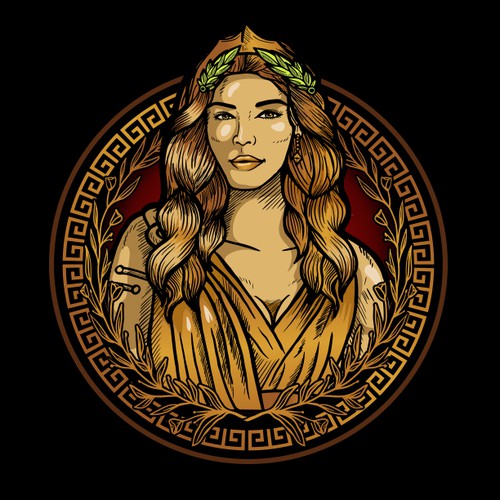 SHEempowers - luxurious design of a woman preferrably in some kind of a circle to appeal to women professionals Design by Cinque❞