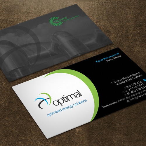 Create new business cards for Optimal Group Design réalisé par Xclusive16