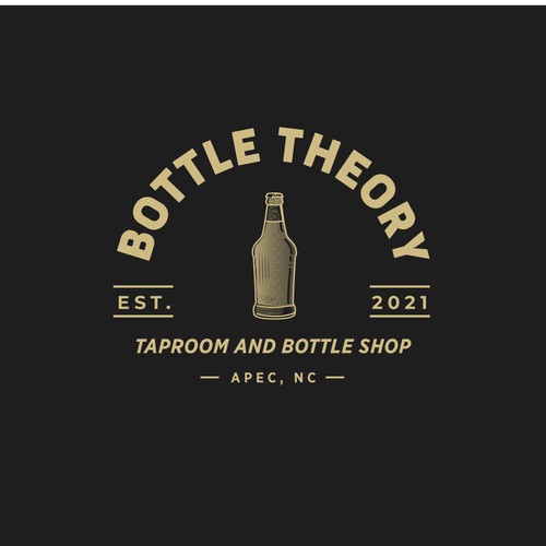 Logo for upscale craft beer tap room and bottle shop Design by Kubo"