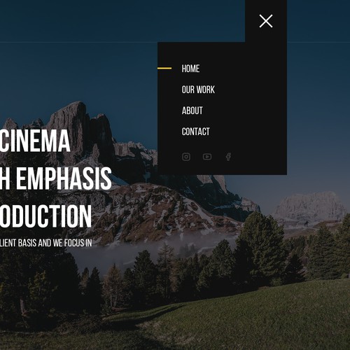 Video Production Company Website // Simplistic Design Diseño de ariecupu