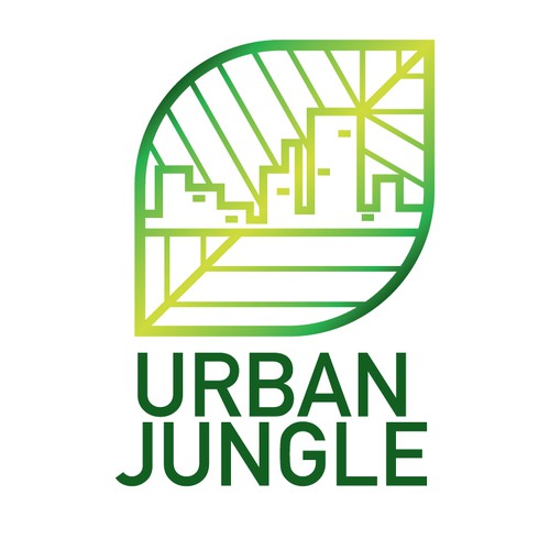 Logo for "Urban Jungle - Bar" - a jungle themed, modern and innovative restaurant Design by emygraph