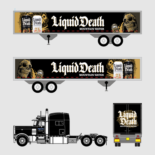 Liquid Death - Death to Plastic Design by ET Collectiva