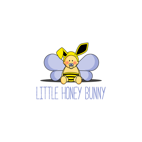 Create a fun logo for baby clothing line little honey bunny Design by AndreeaDrobota