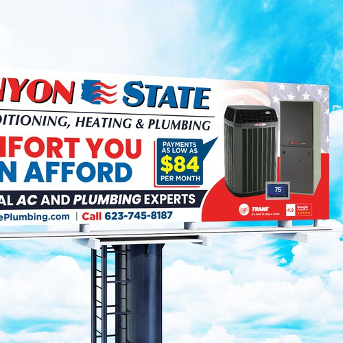 Design An Eye-Catching Billboard For An HVAC Company Design réalisé par GrApHiC cReAtIoN™