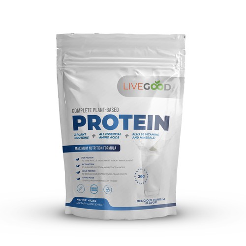 ***GUARANTEED PRIZE*** - LABEL DESIGN for Protein Powder -*****NEW***** Design by Paresh Jadhav