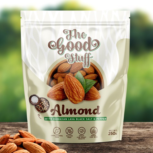 Design a standout packaging for a Nuts & Seeds Standee Pouch Réalisé par Advant7