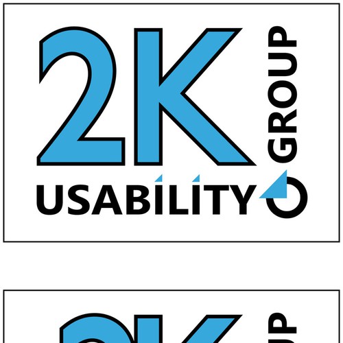 2K Usability Group Logo: Simple, Clean Réalisé par Algomas