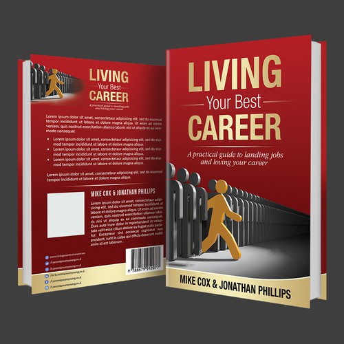 Design inspirational book cover for career-changing book Design by Lizaa