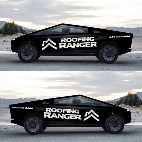 Roofing Ranger Cybertruck design Design by icon89GraPhicDeSign