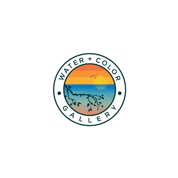 Design realizzato da F4 491 LE intitolato "concept logo water color gallery"