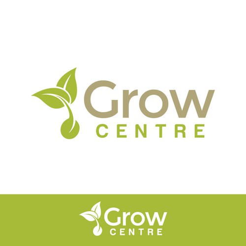 Logo design for Grow Centre Diseño de creatonymous