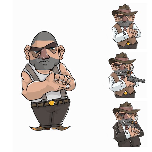 Mafia Cartoon Character for NFT Design by IDEsign049