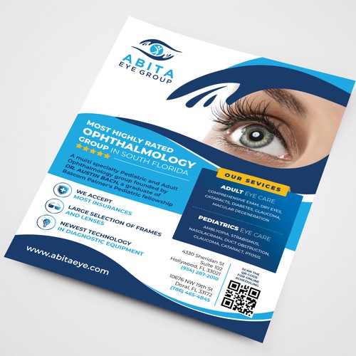 Ophthalmology Group Flyer Design by Green wings
