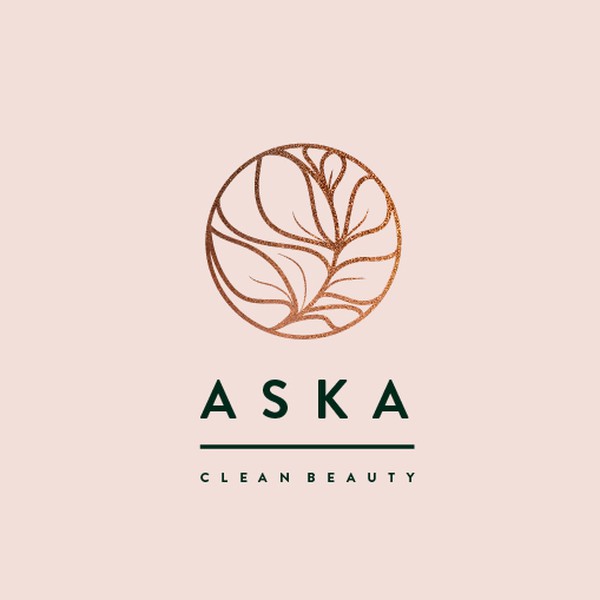 Elegant logo for ASKA - Natural Beauty Shop