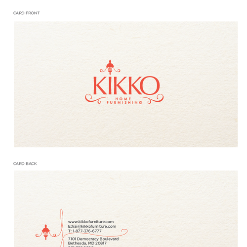 vibhin pcさんのKikko Home furnishing - Logo for Retail store design contest!!デザイン