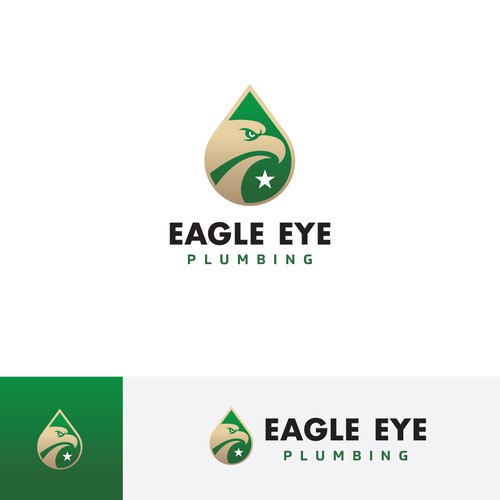 Eye catching and very marketable logo for plumbing company. The company name is Eagle Eye Plumbing Design by Alvianks