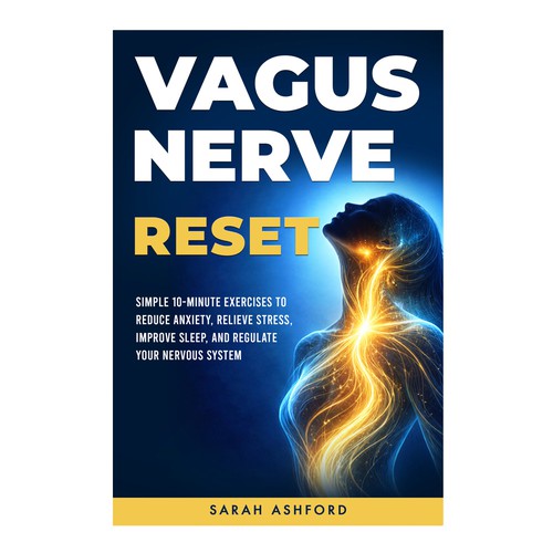 "Vagus Nerve Reset - Premium Ebook Cover for Women's Health & Wellness" winning Book cover