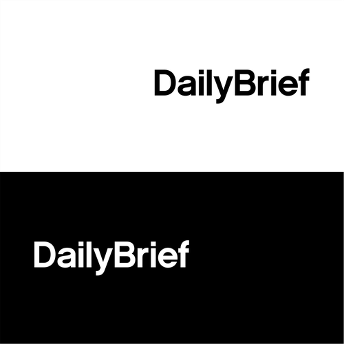 Design a clean, simple logo for a daily newsletter:  dailybrief Design by hantoko