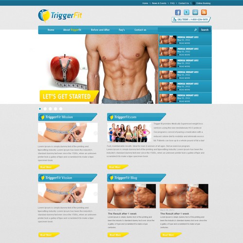 Website Design Wanted for TriggerFit! Design by resize