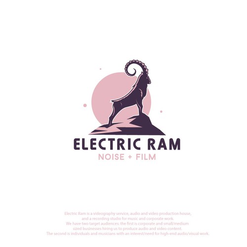 Designs | Electric Ram: Build a brand for a recording studio and A/V ...