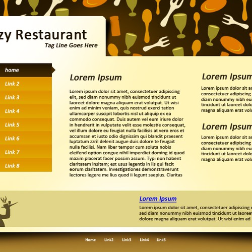 1-3 Page Website Template Design von Slidehack