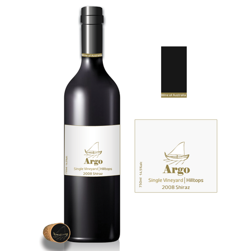 Sophisticated new wine label for premium brand Diseño de StudioLux