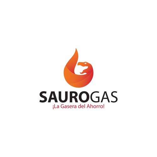 "SauroGas" winning Logo design