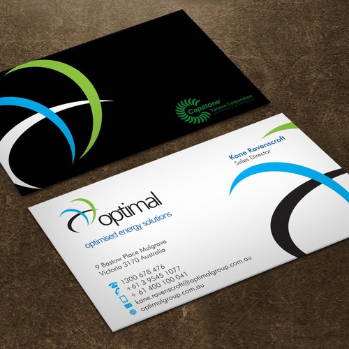 Create new business cards for Optimal Group Design réalisé par Xclusive16