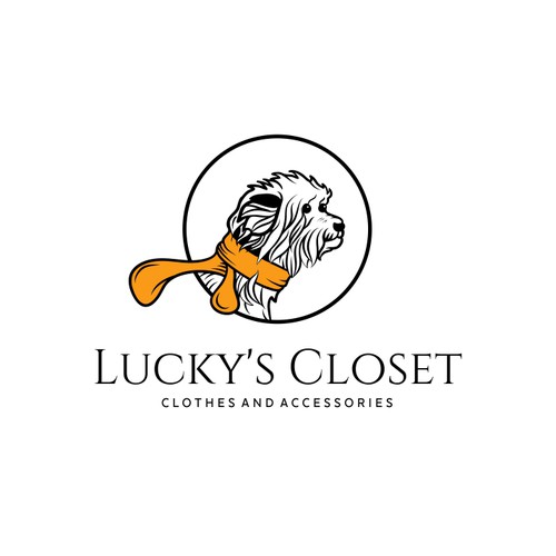 Design a trendy logo attracting both dog and fashion lovers. Design by R O B