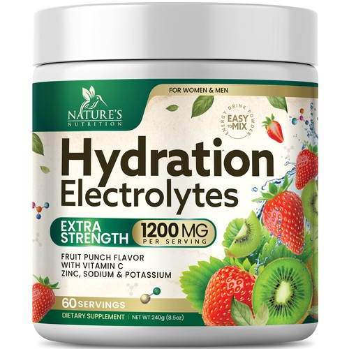 Hydration Electrolytes Design Needed for Nature's Nutrition Design by Black-Pepper